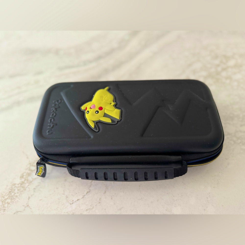Pikachu Pokemon Nintendo Switch Portable Travel Black Case